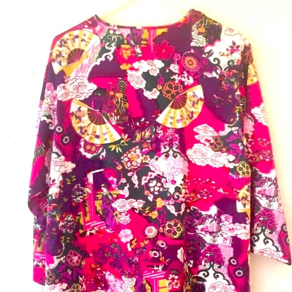 Cruz Natori Asian Floral Kimono Robe Lounger - Picture 6 of 12